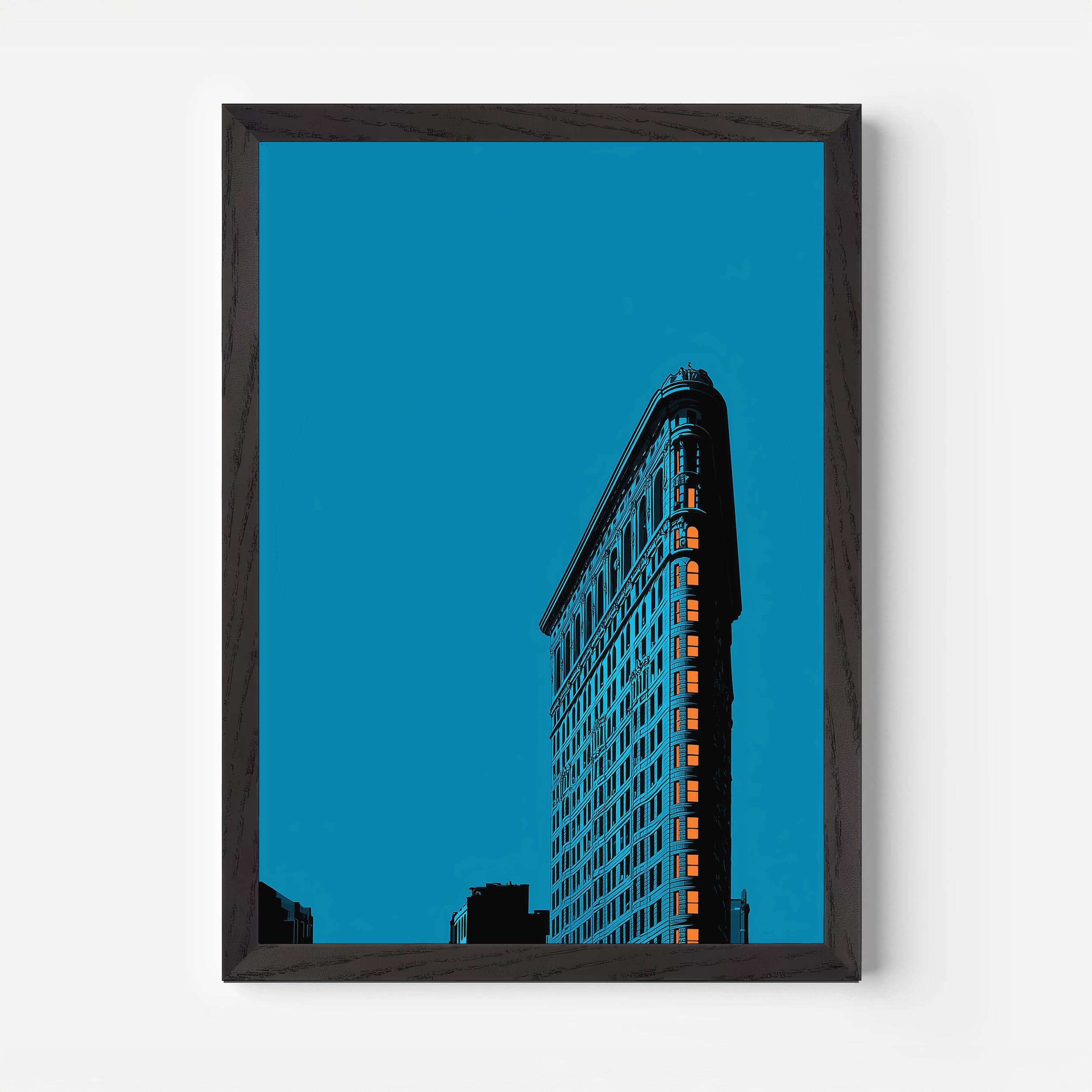 Flat Iron Building New York America Travel Poster