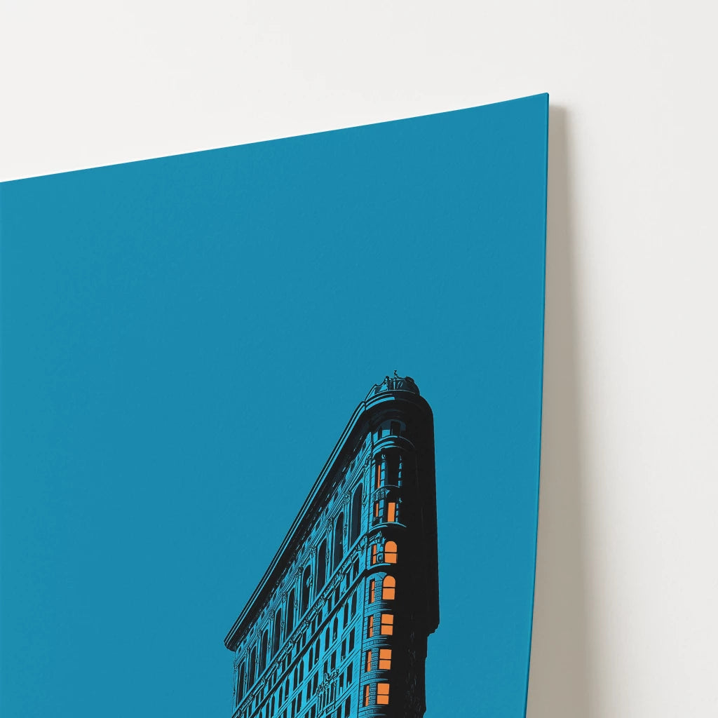 Flat Iron Building New York America Travel Poster
