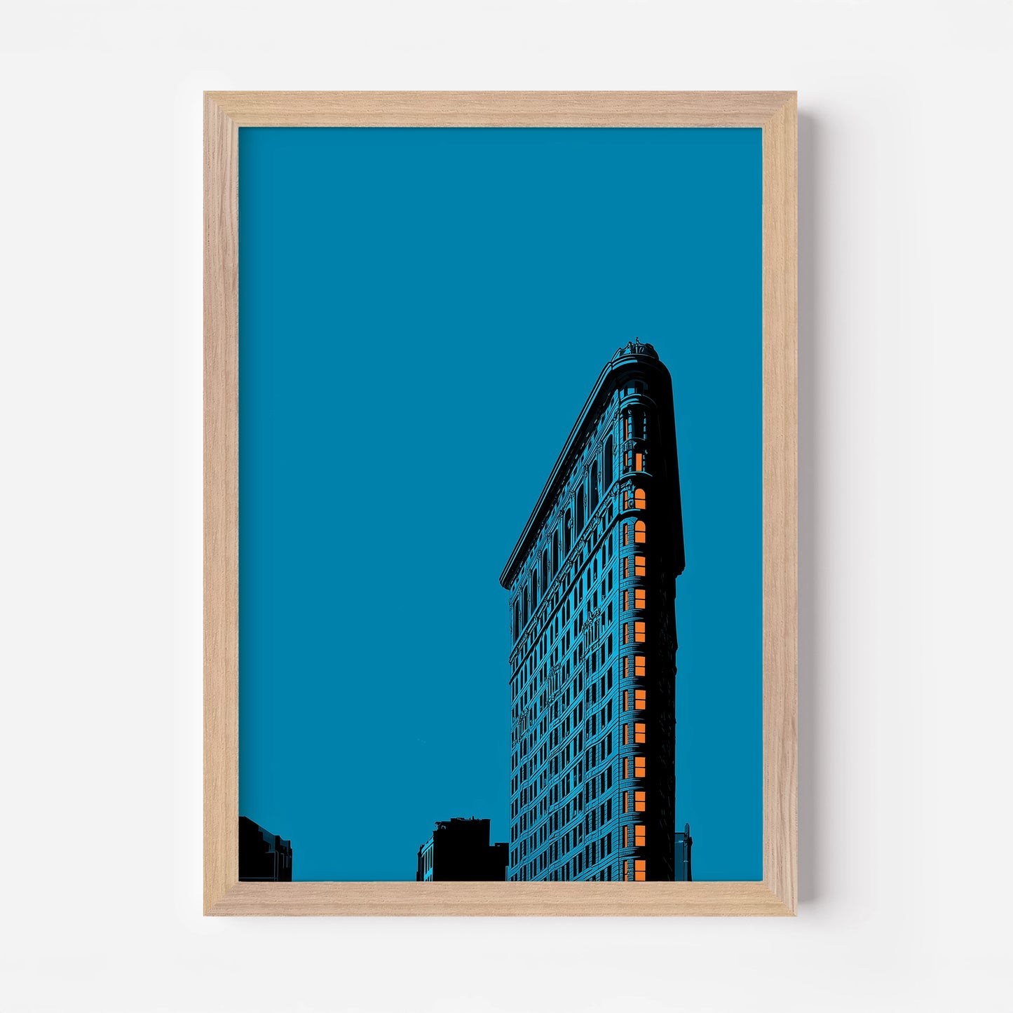 Flat Iron Building New York America Travel Poster