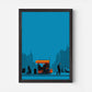 Food Cart Street Vendor New York America Travel Poster