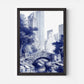 Central Park Bridge New York America Travel Poster