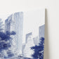 Central Park Bridge New York America Travel Poster