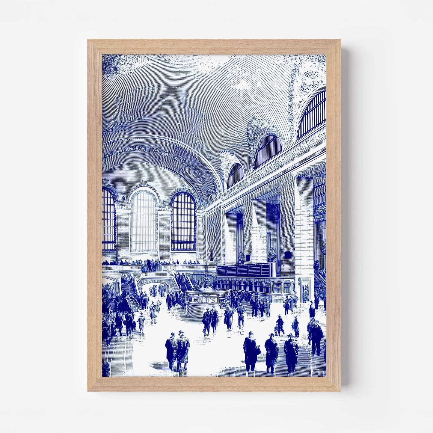 Grand Central Station New York America Travel Poster