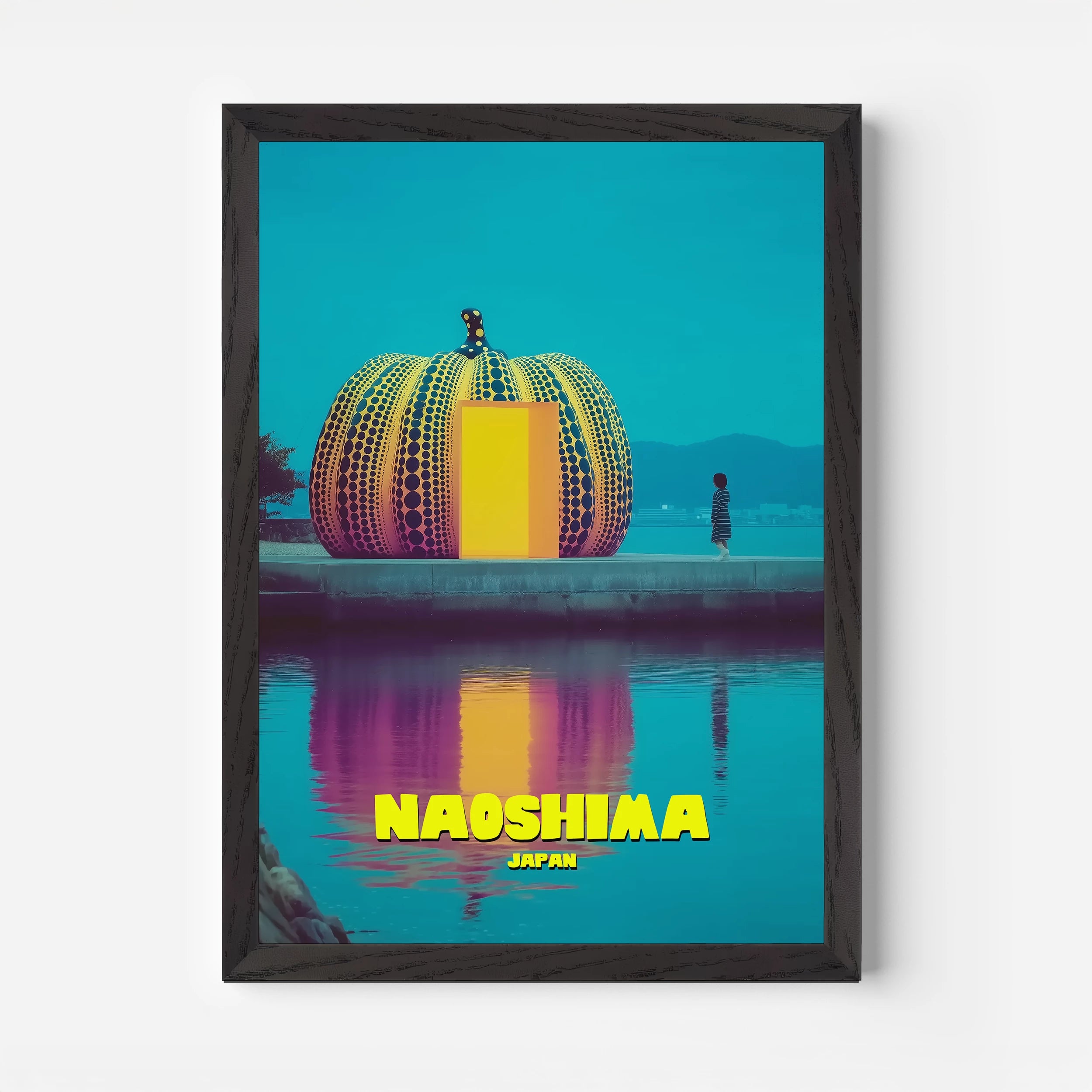 Naoshima Art Island Japan Asia Travel Poster