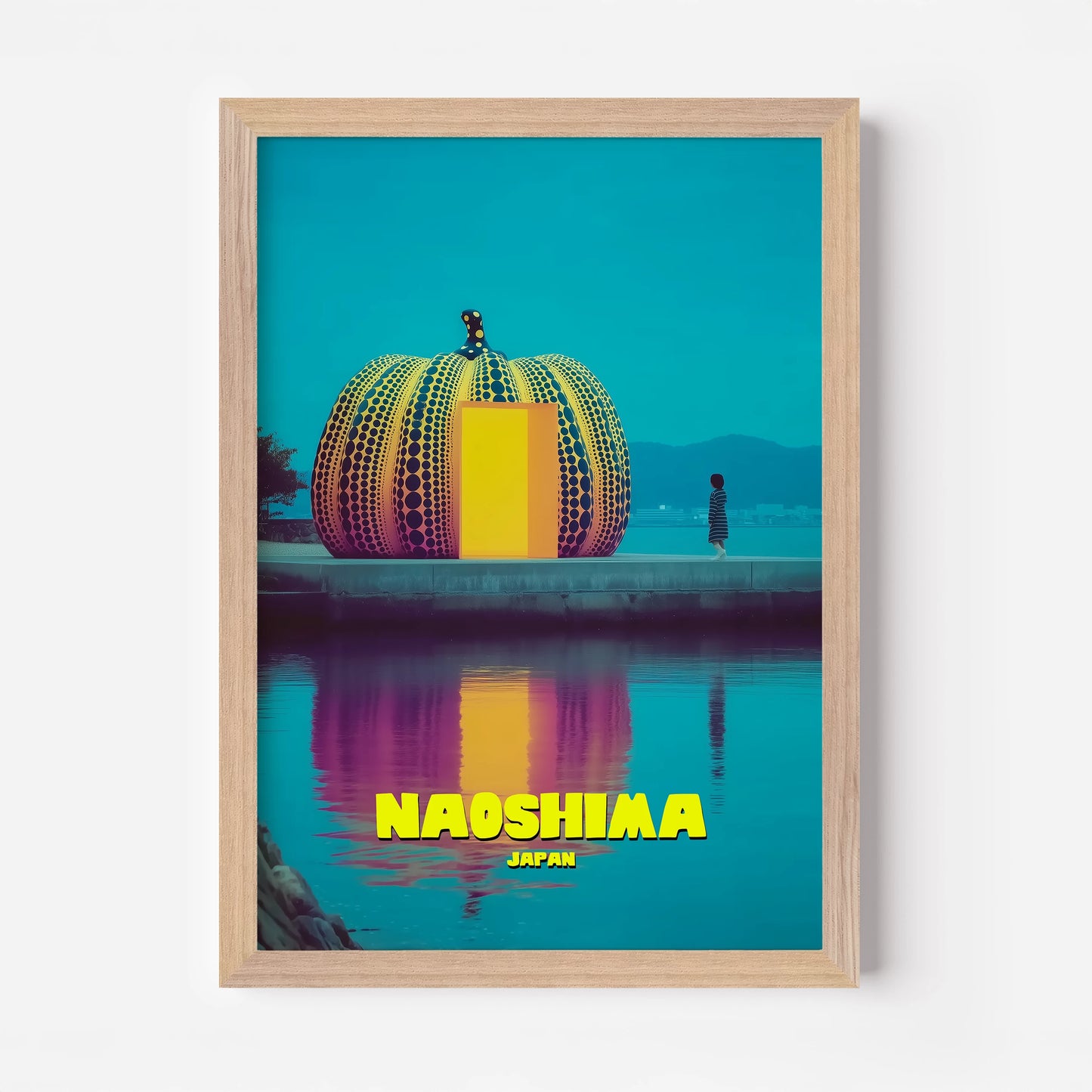 Naoshima Art Island Japan Asia Travel Poster