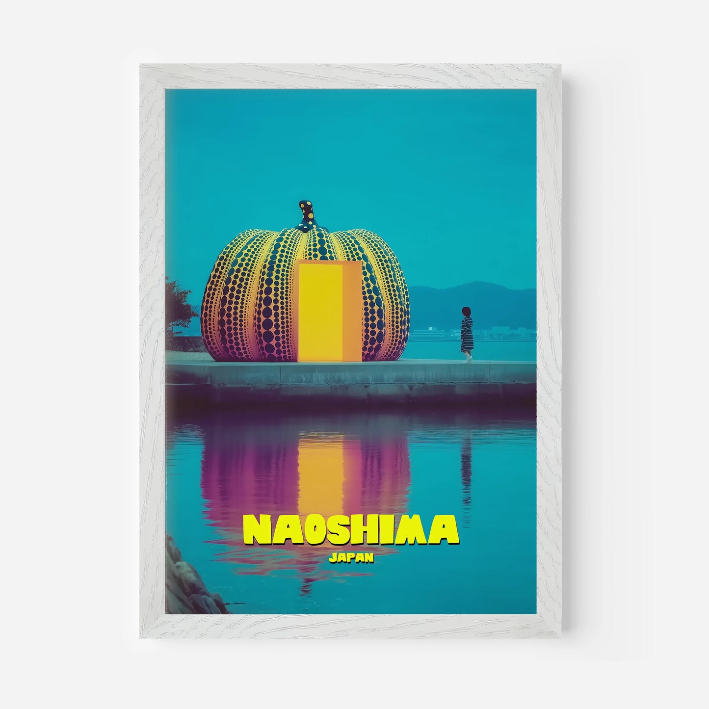 Naoshima Art Island Japan Asia Travel Poster