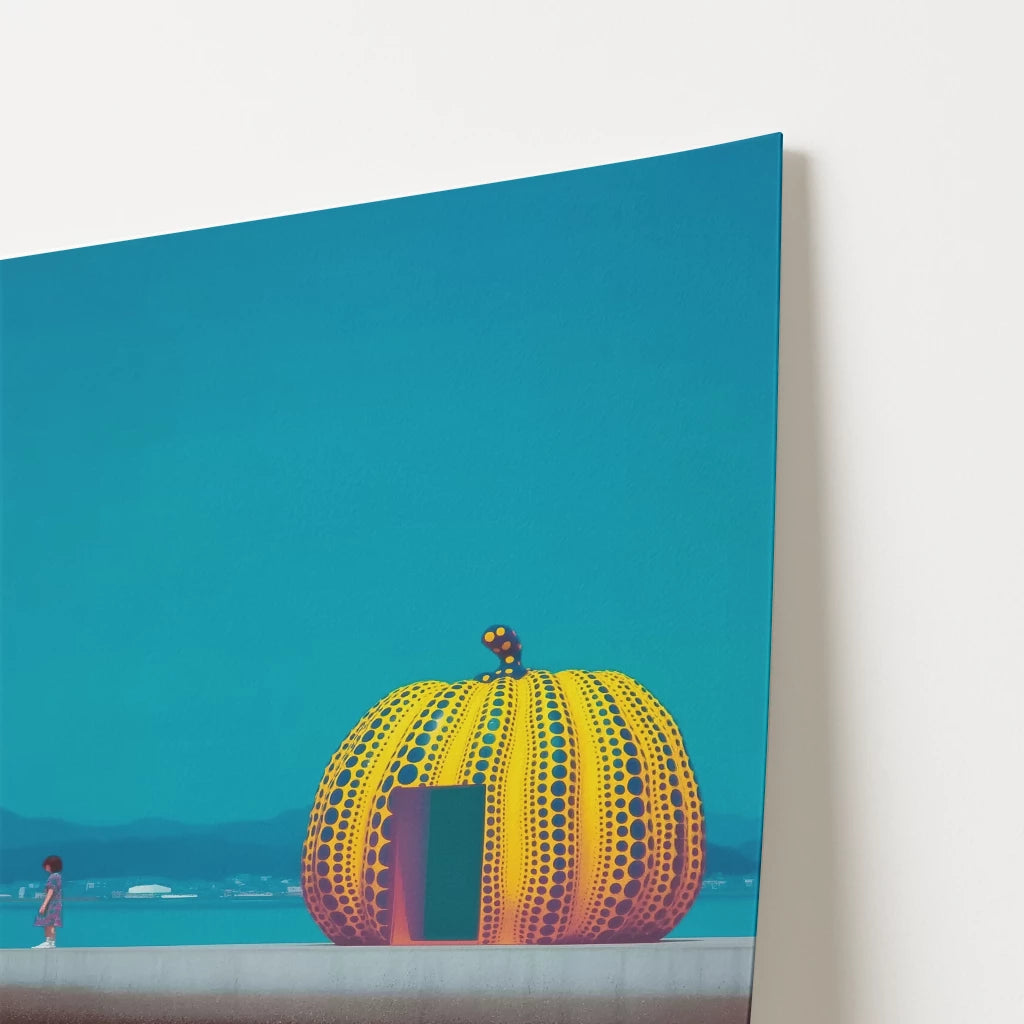 Naoshima Art Island Yayoi Kusama Japan Asia Travel Poster