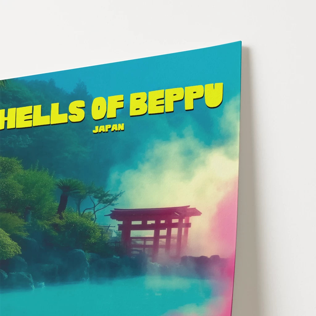 The Hells Of Beppu Oita Japan Asia Travel Poster