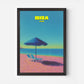 Ibiza Spain Travel Poster