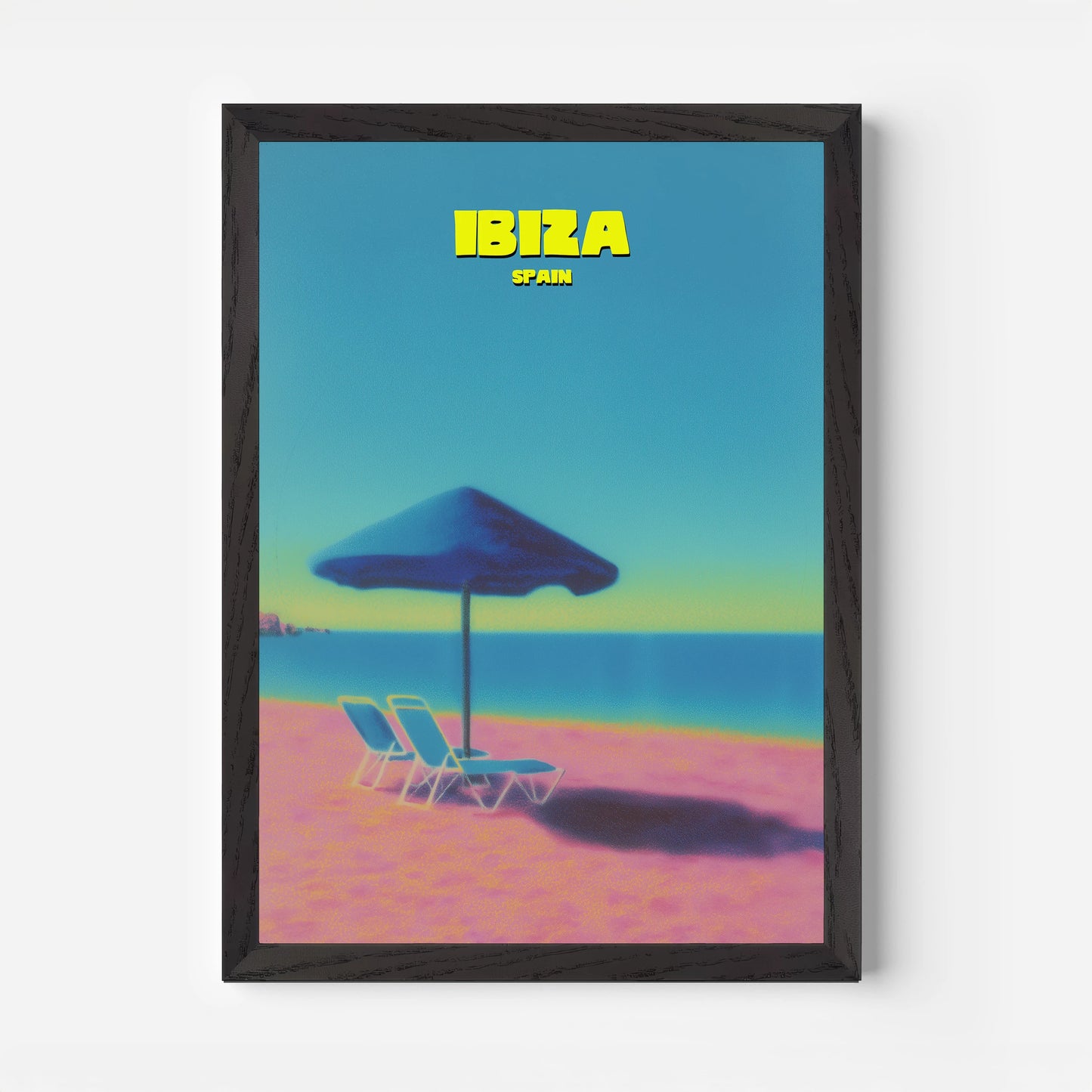Ibiza Spain Travel Poster