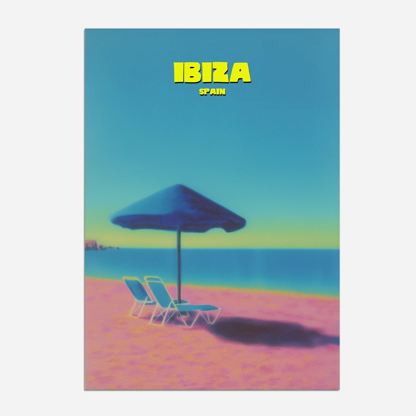 Ibiza Spain Travel Poster