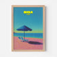 Ibiza Spain Travel Poster