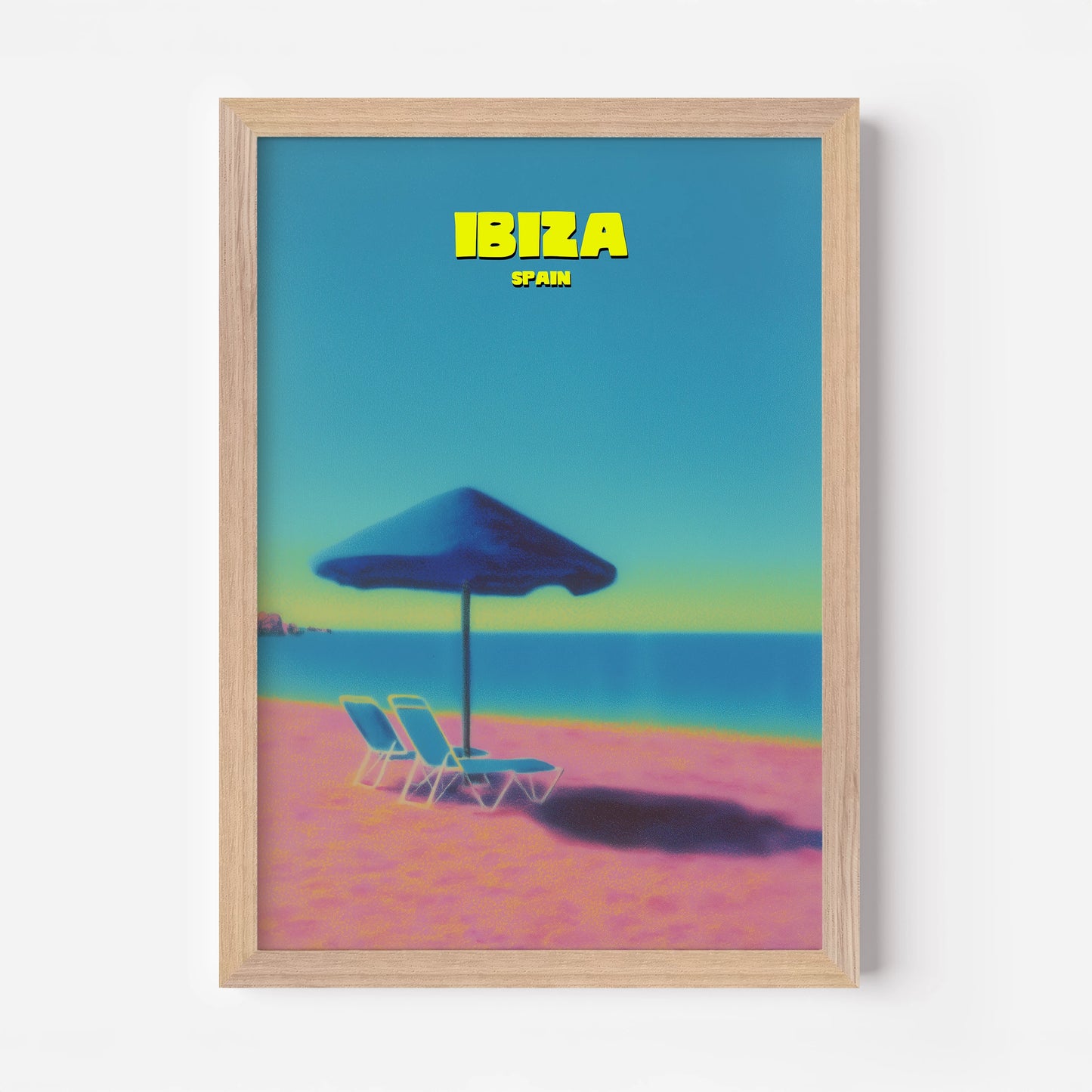 Ibiza Spain Travel Poster