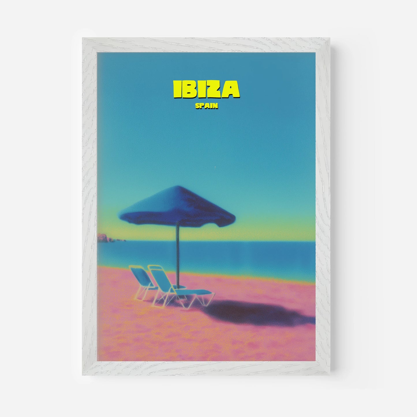 Ibiza Spain Travel Poster