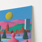 Manchester Skyline England Travel Poster