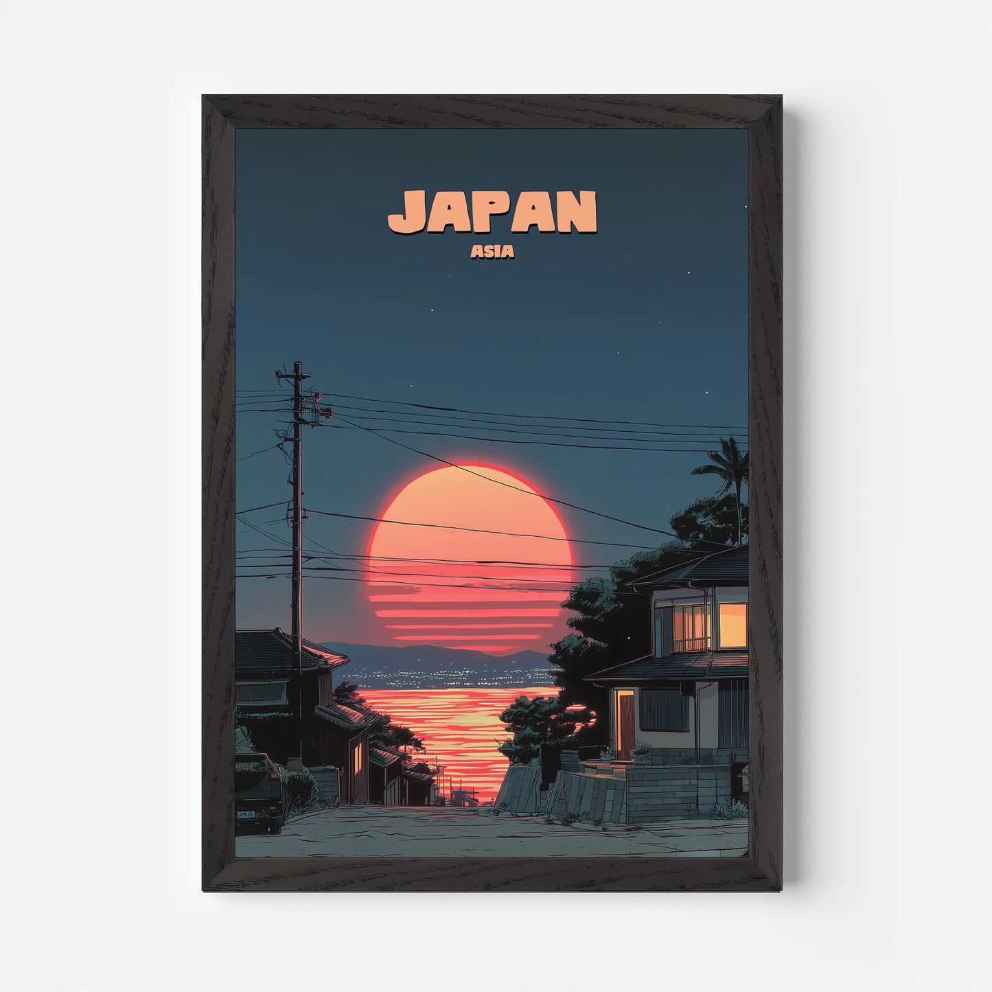 Japan Asia Travel Poster