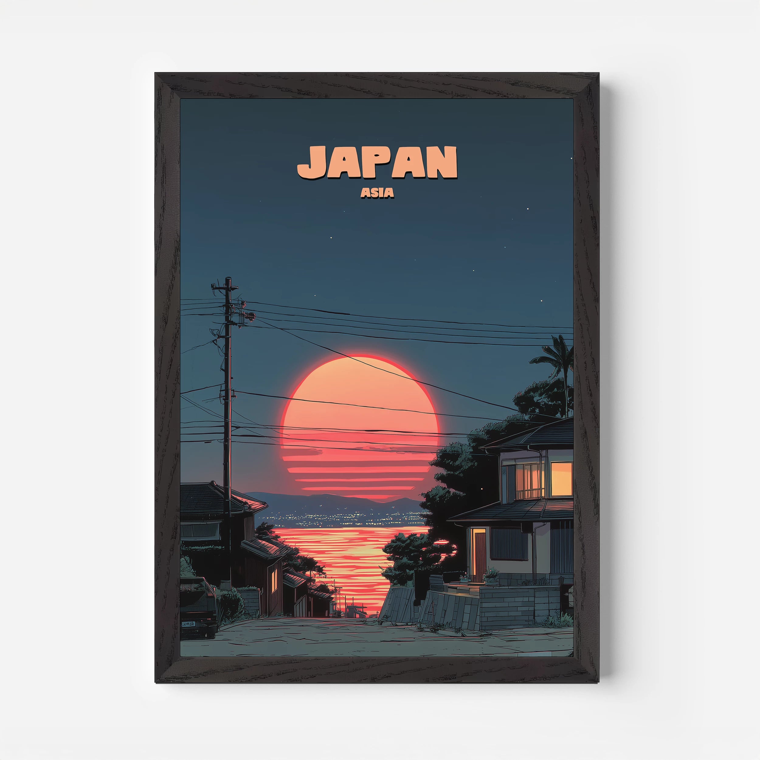 Japan Asia Travel Poster