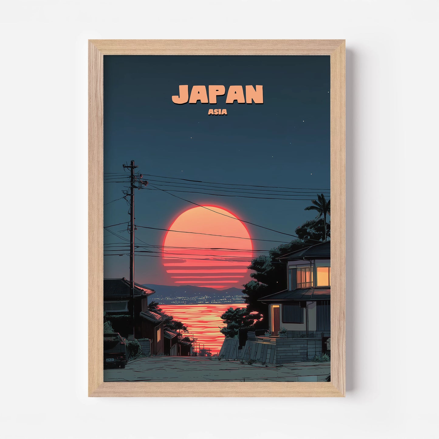 Japan Asia Travel Poster