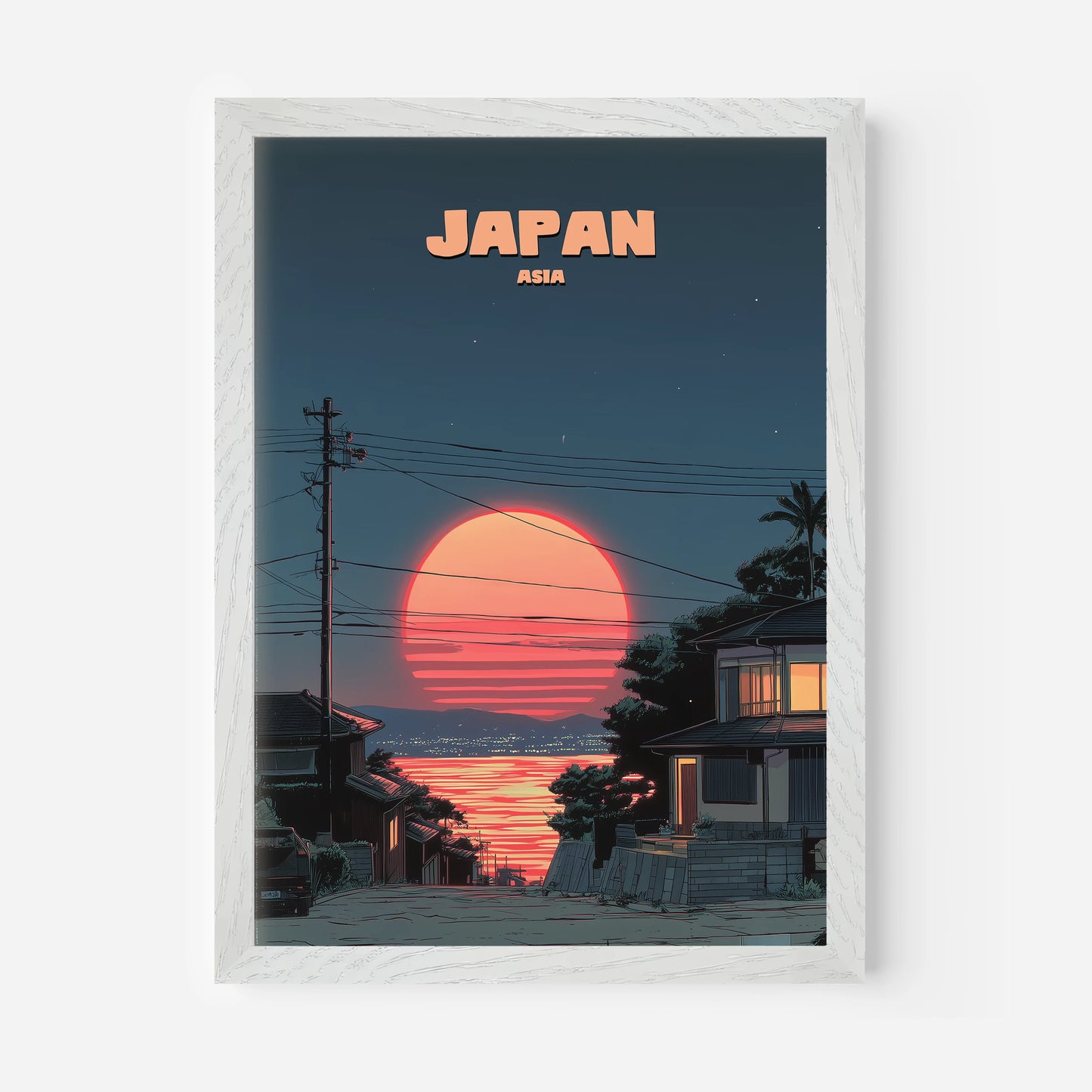 Japan Asia Travel Poster