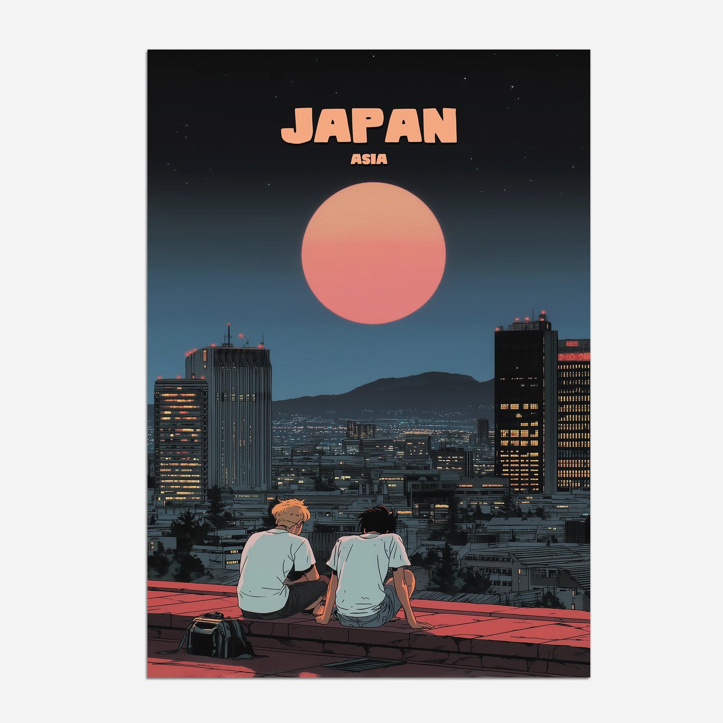 Japan Asia Travel Poster