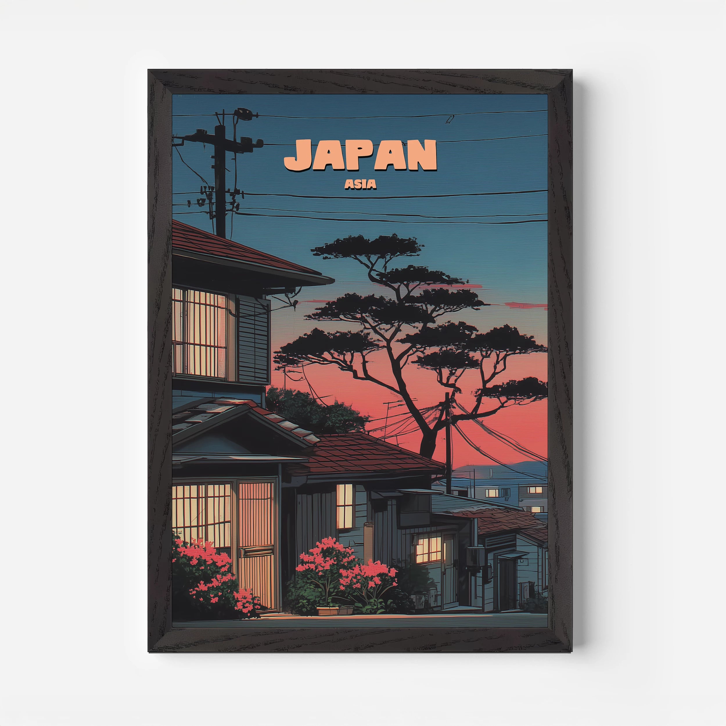 Japan Asia Travel Poster
