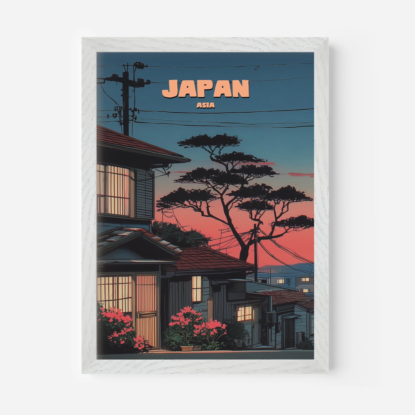 Japan Asia Travel Poster