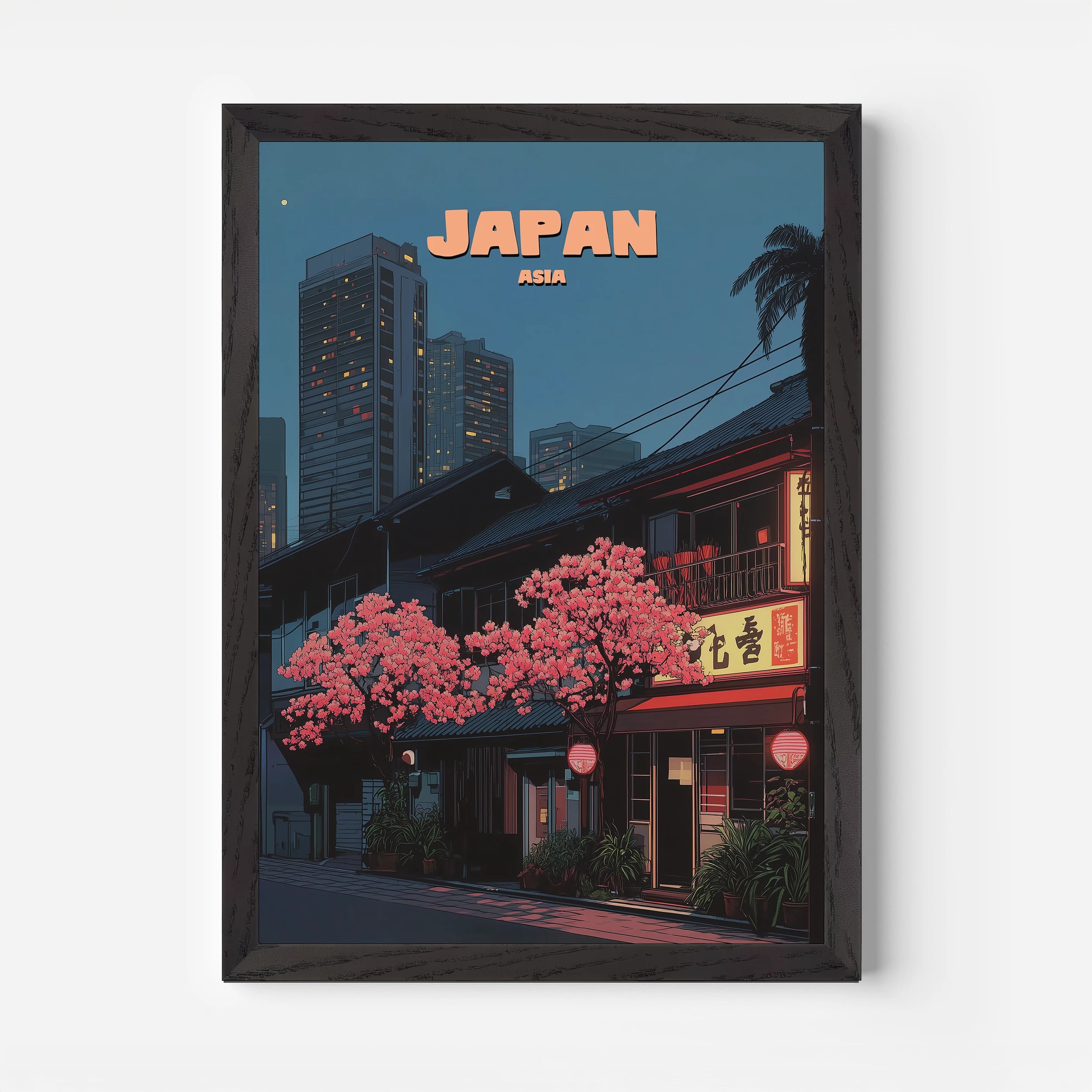 Japan Asia Travel Poster