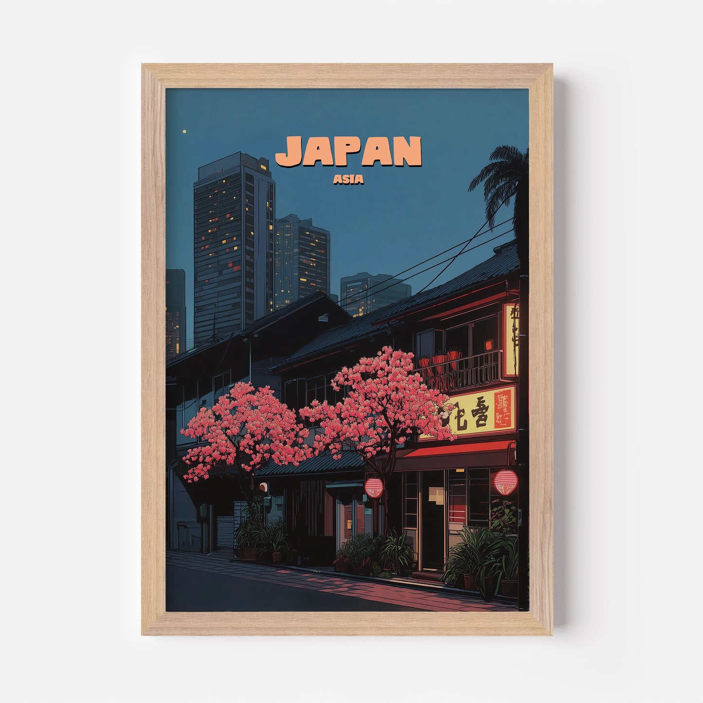 Japan Asia Travel Poster
