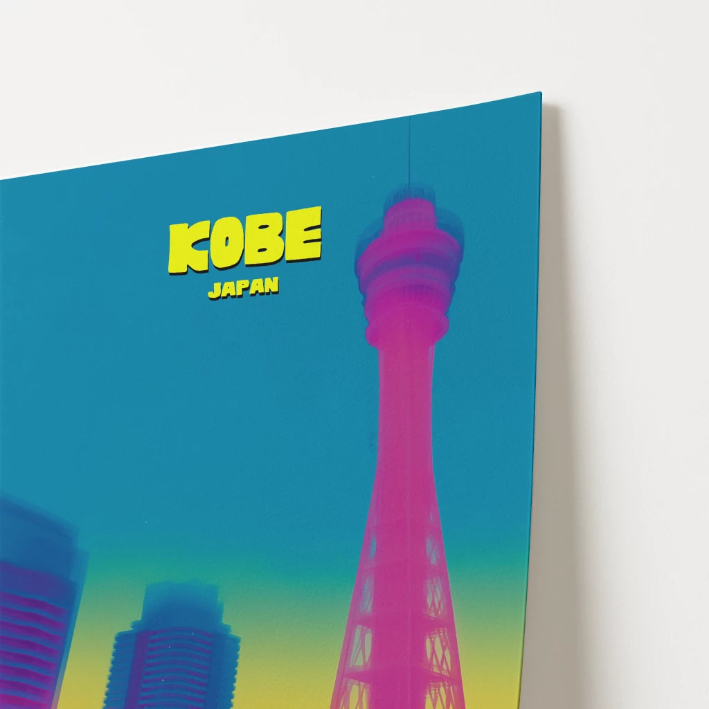 Kobe Japan Asia Travel Poster