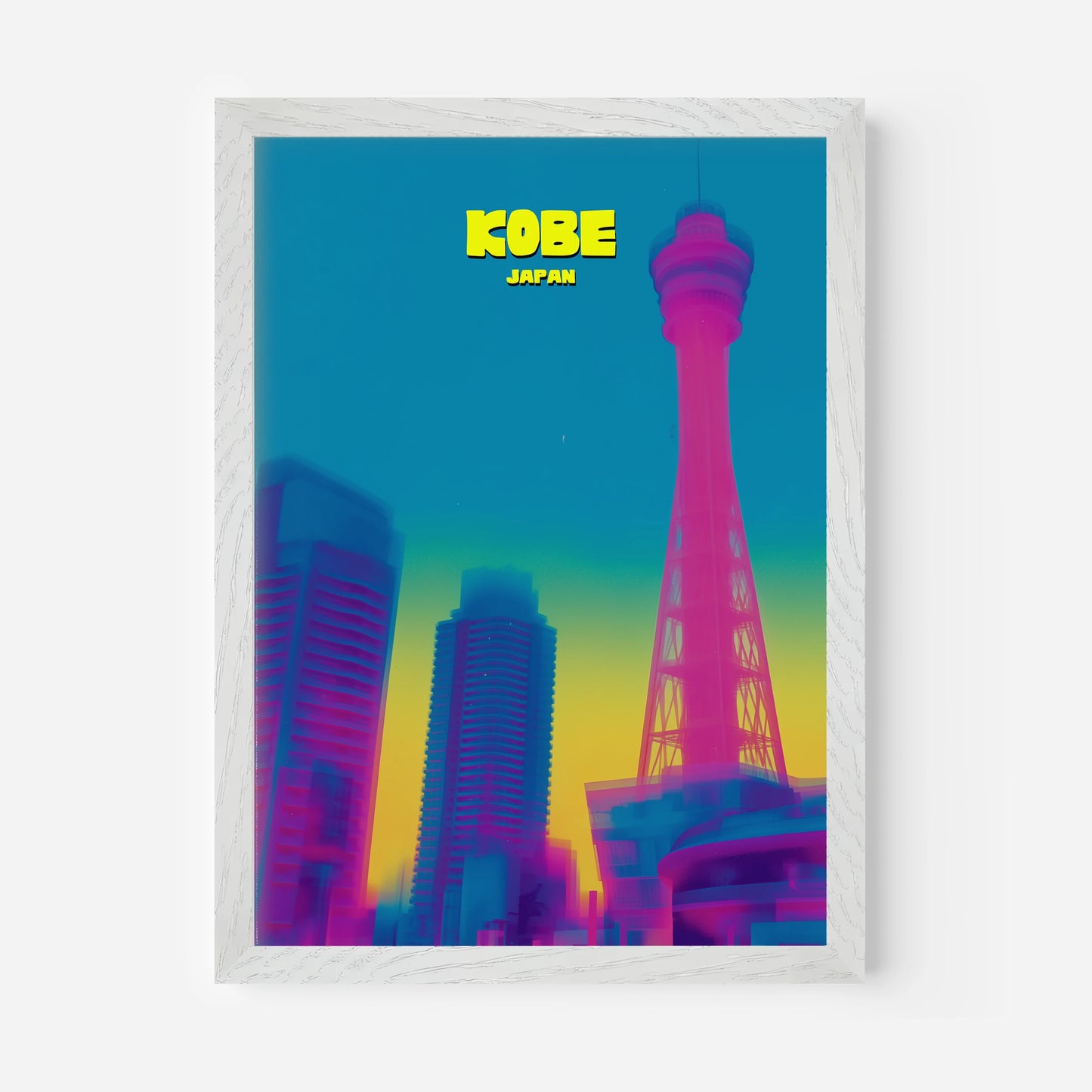 Kobe Japan Asia Travel Poster