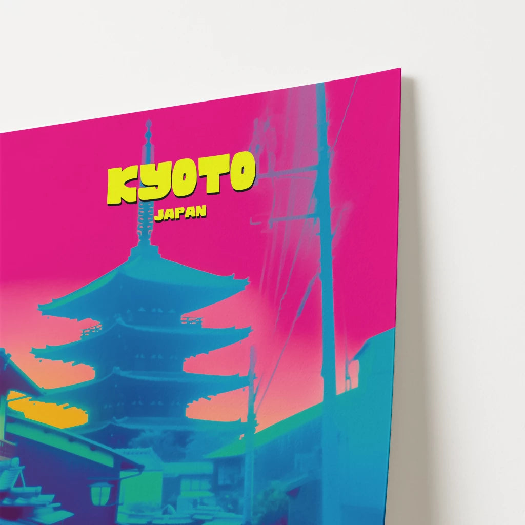 Kyoto Pagoda Japan Asia Travel Poster