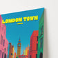 London Town England Travel Poster