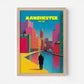 Manchester Canal England Travel Poster