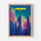 Midtown New York Manhattan America Travel Poster