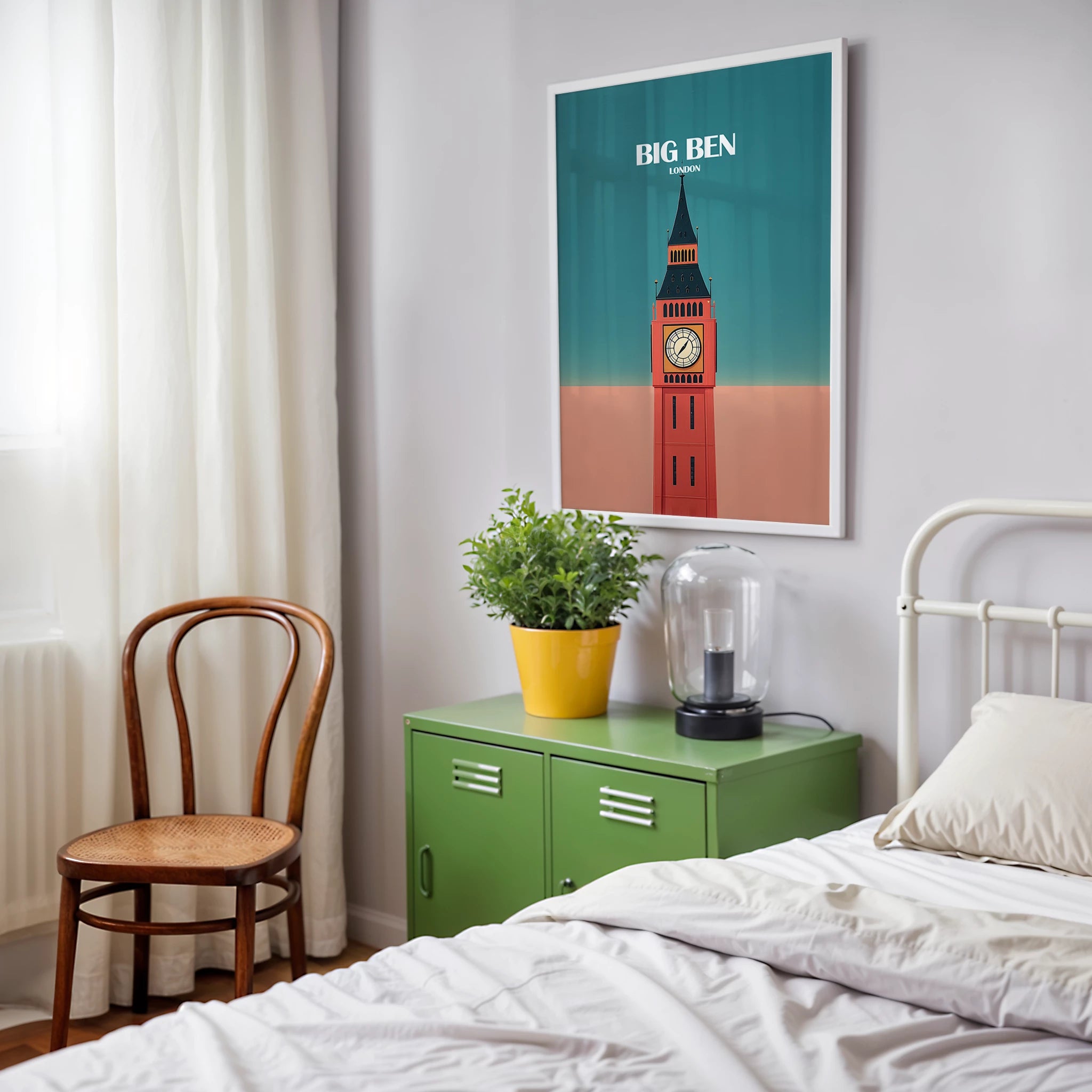 Big Ben London England Travel Poster