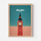 Big Ben London England Travel Poster