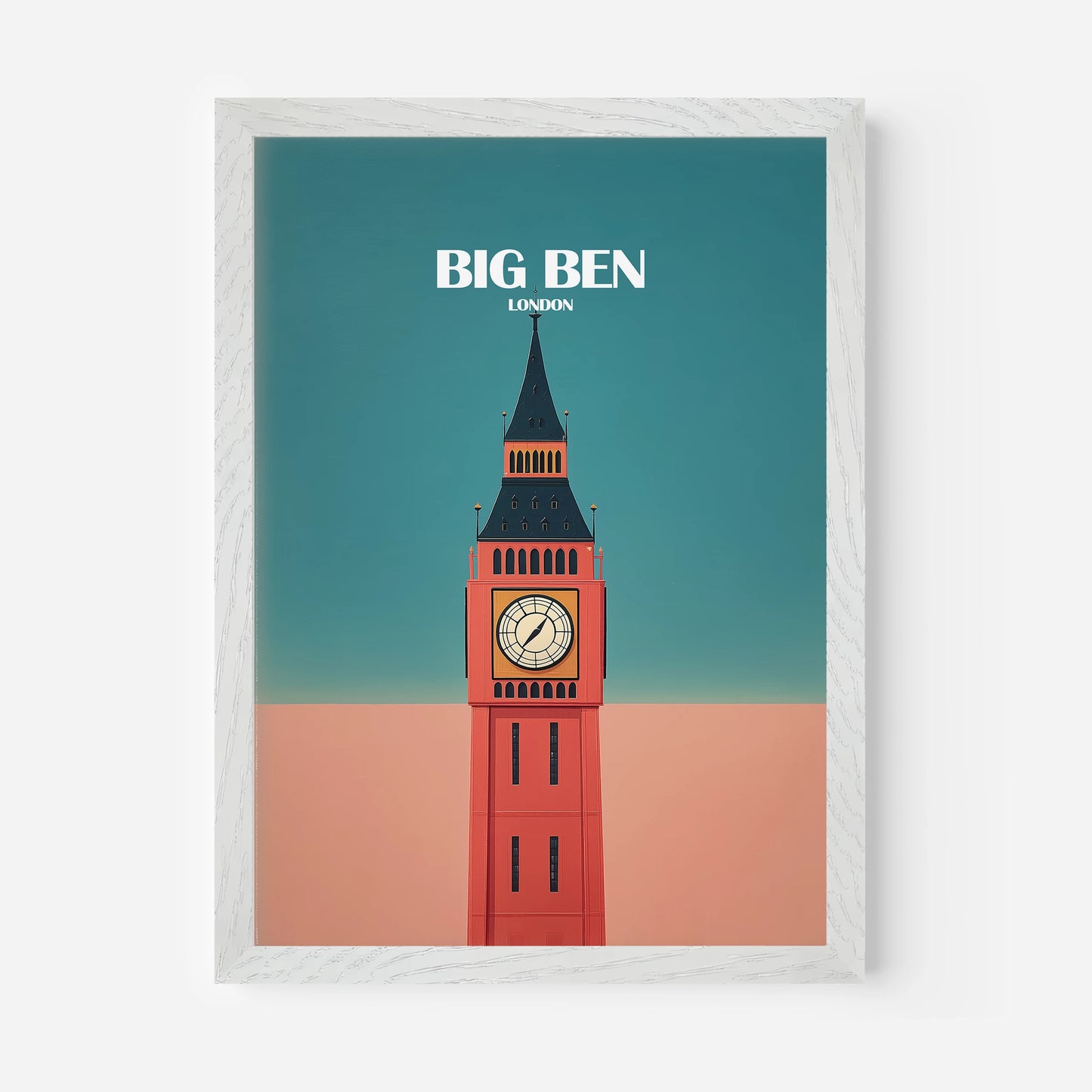 Big Ben London England Travel Poster