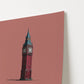 Big Ben London England Travel Poster