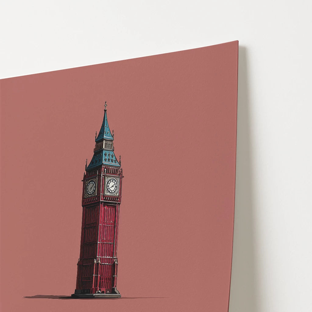 Big Ben London England Travel Poster