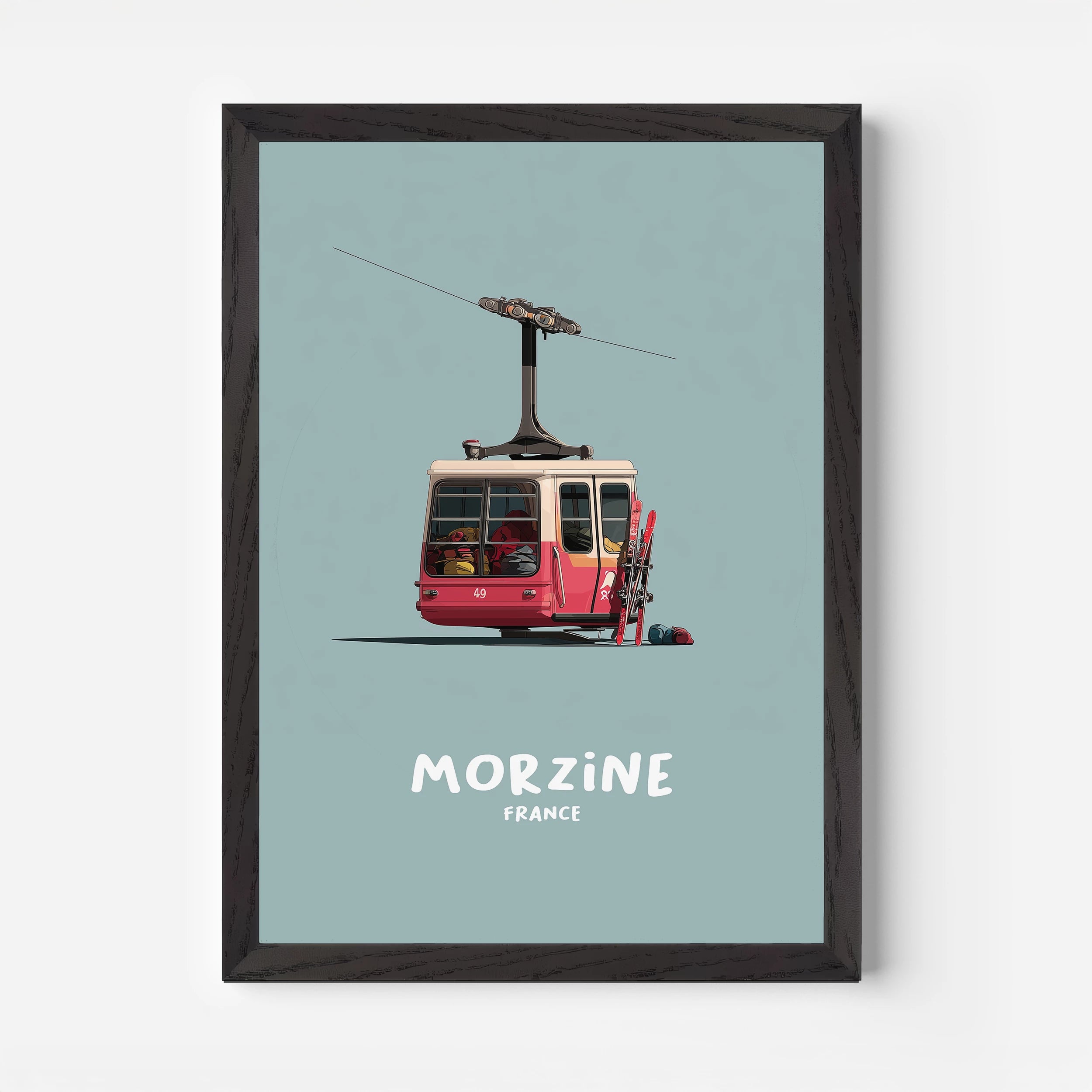Morzine France Europe Travel Poster