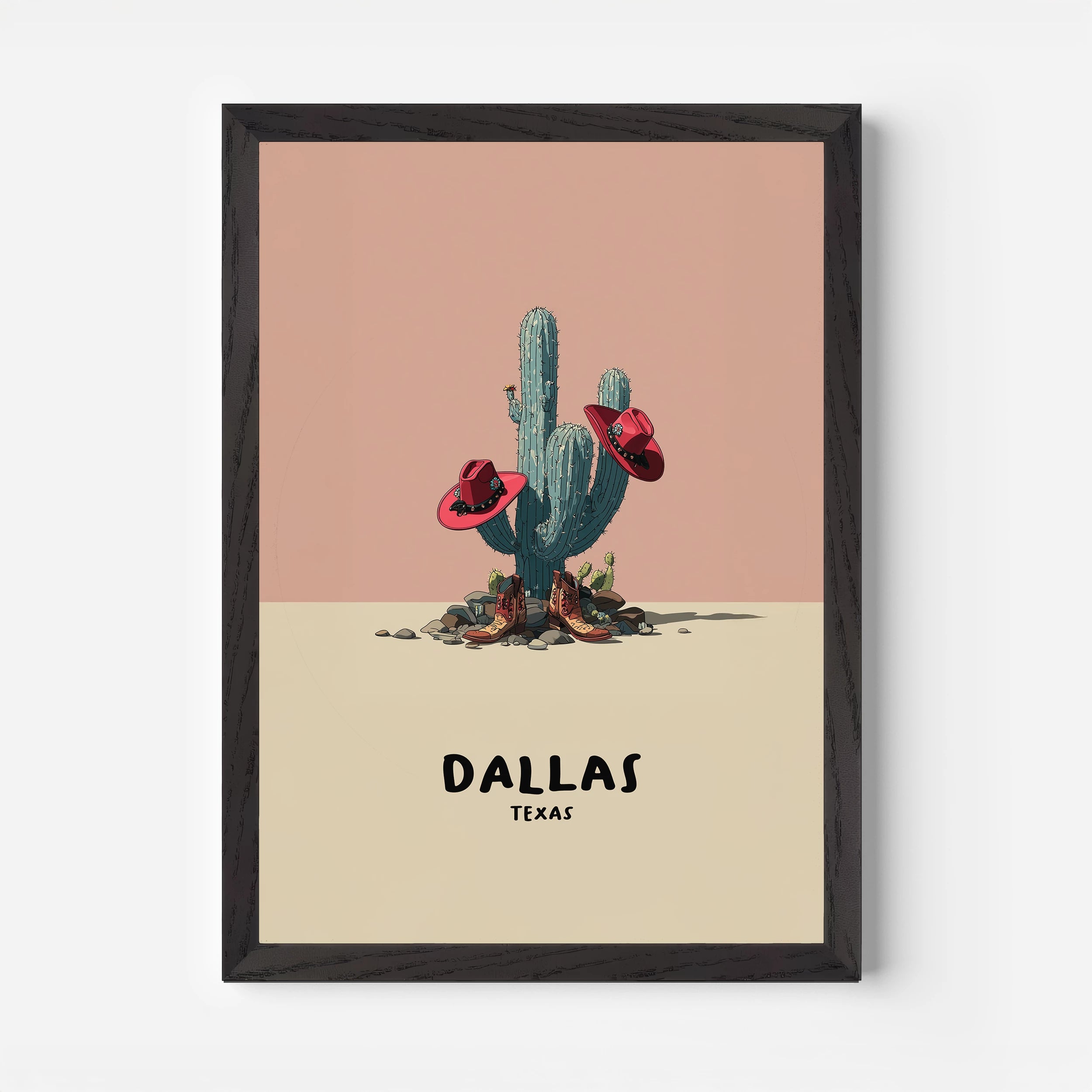 Dallas Texas USA Travel Poster