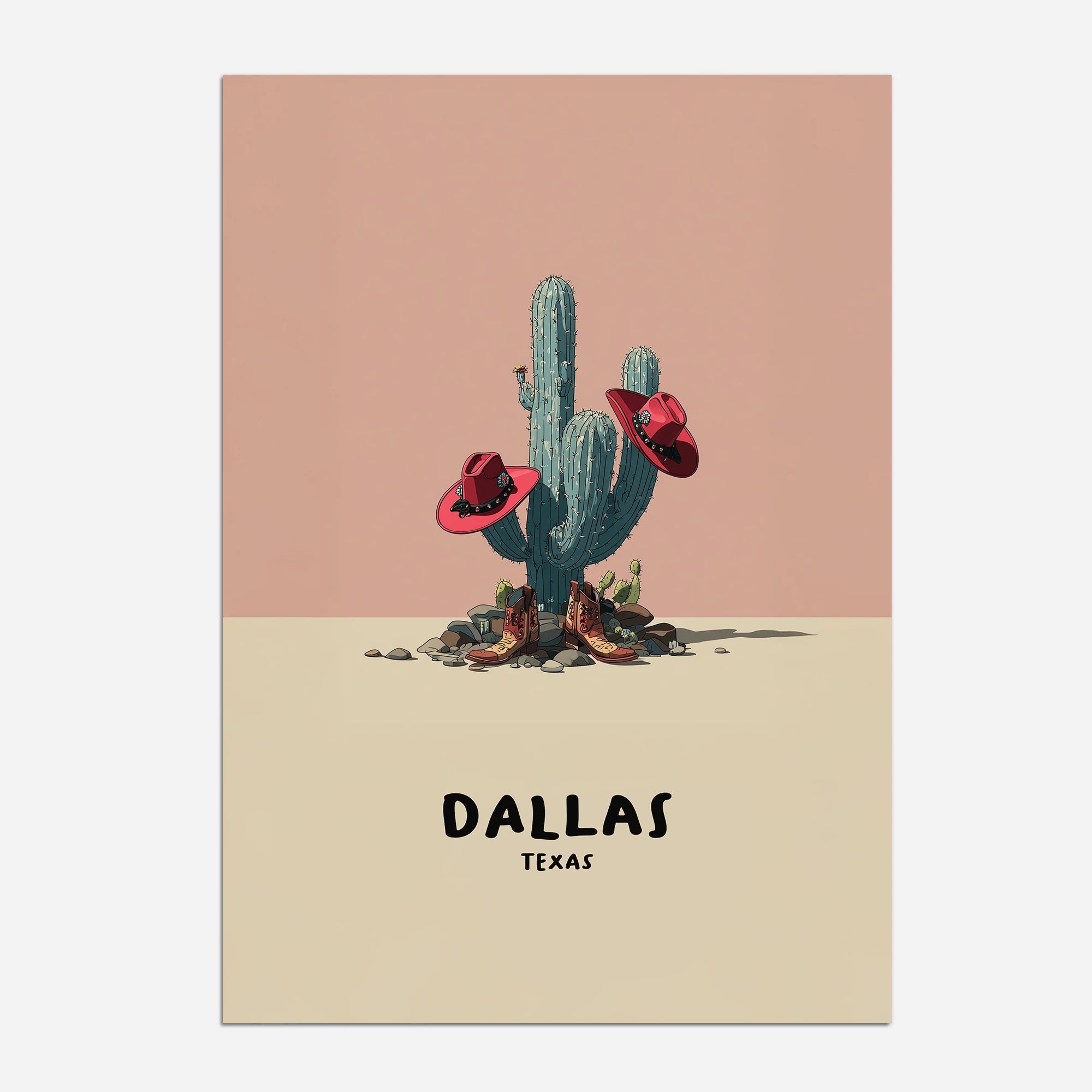 Dallas Texas USA Travel Poster