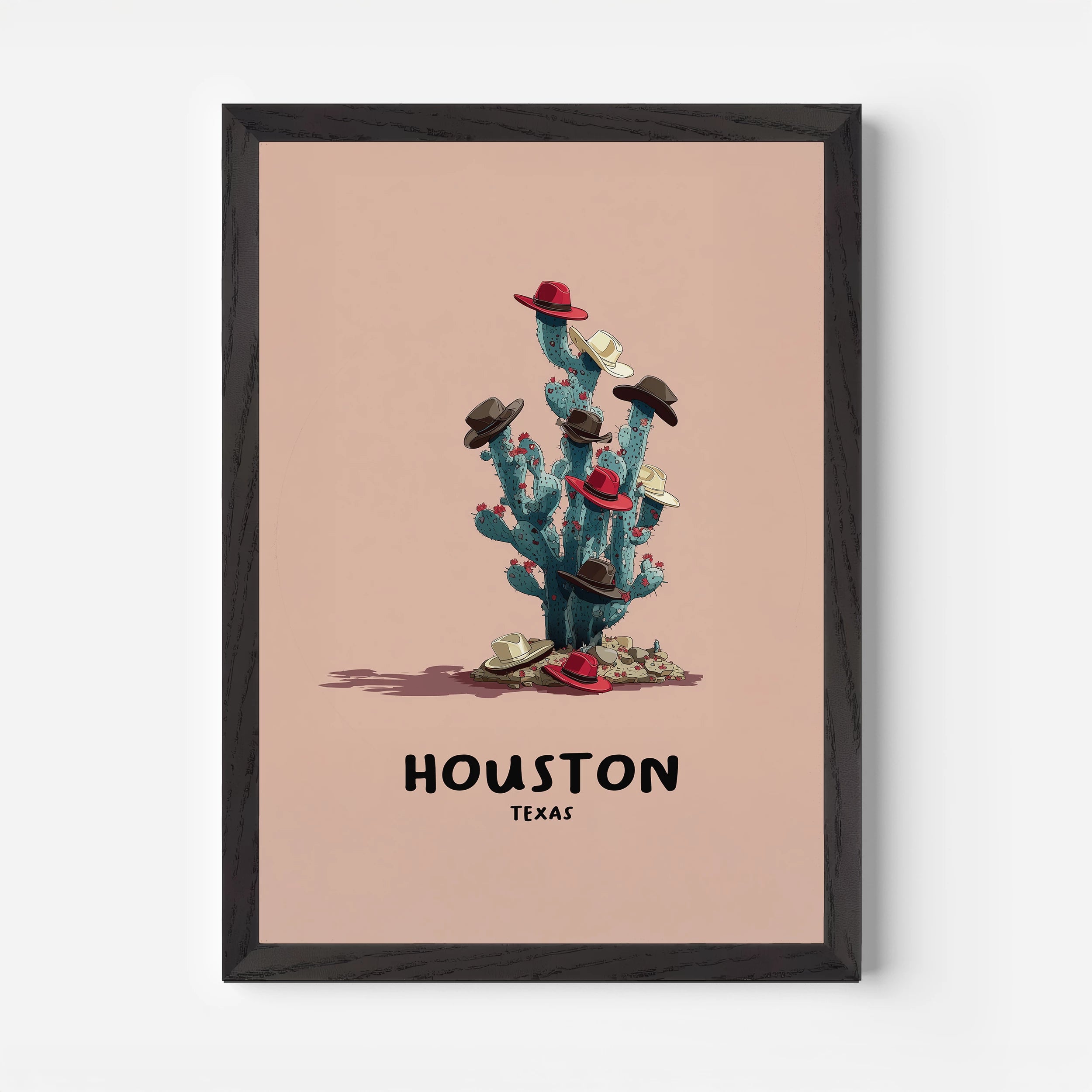 Houston Texas USA Travel Poster