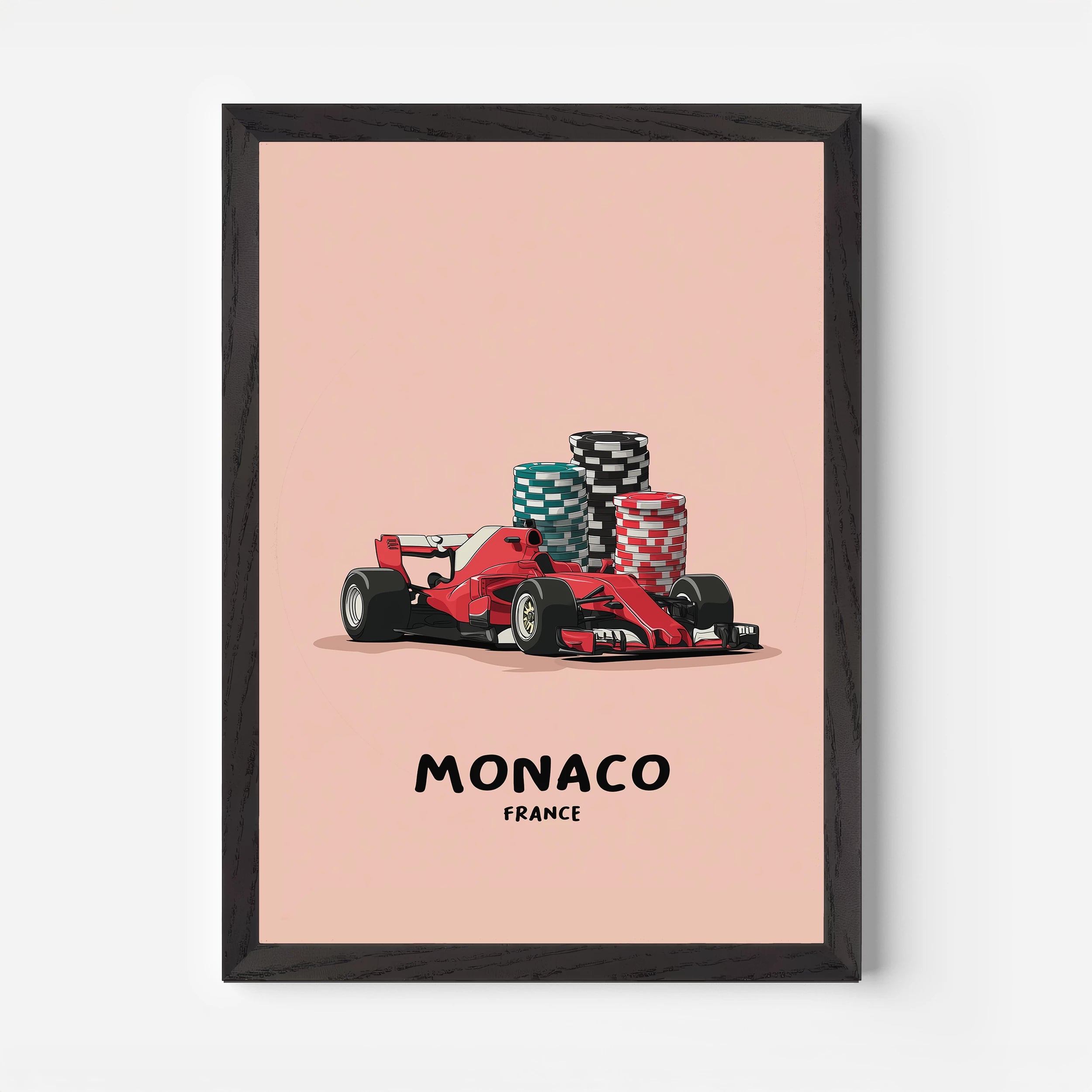 Monaco France Europe Travel Poster