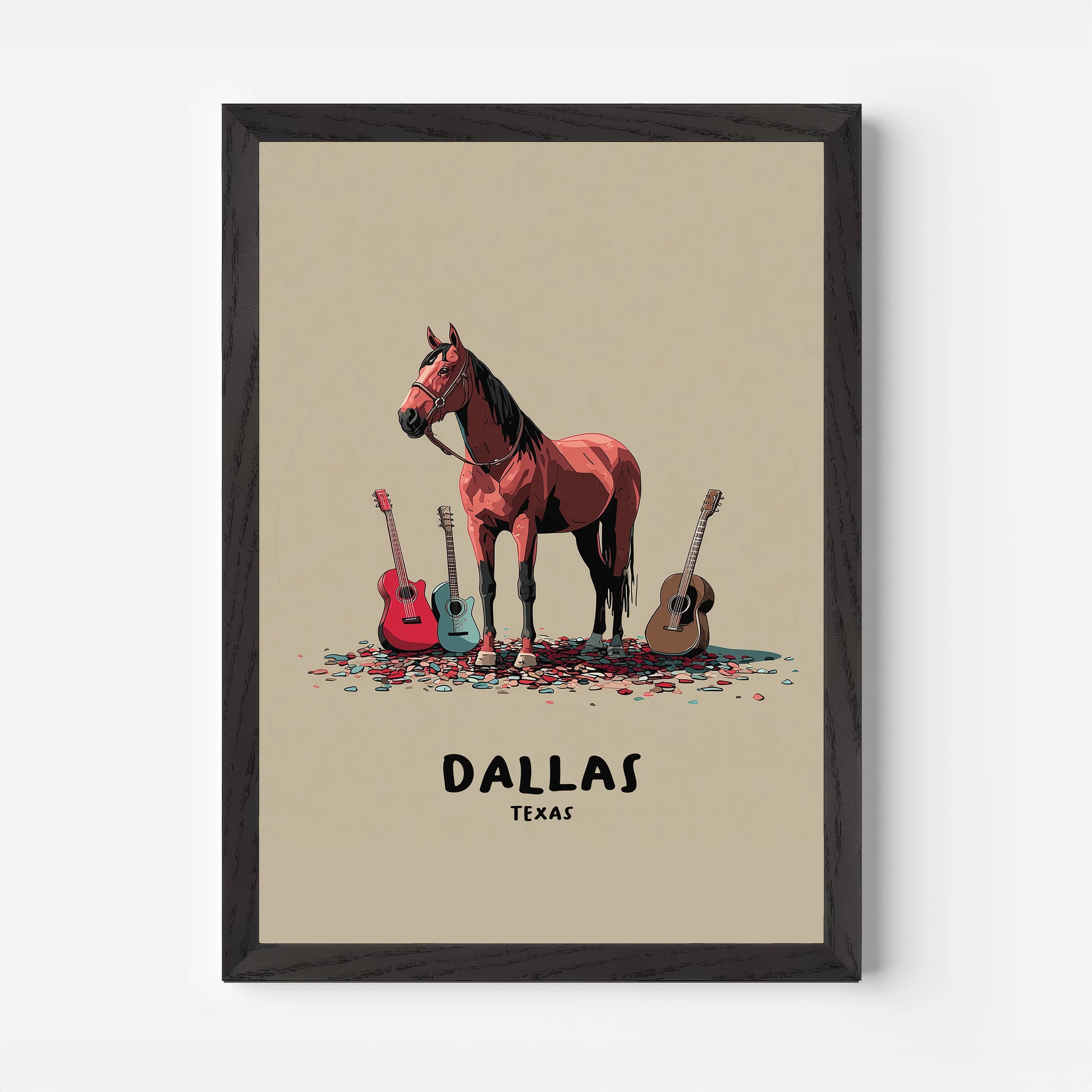 Dallas Texas USA Travel Poster