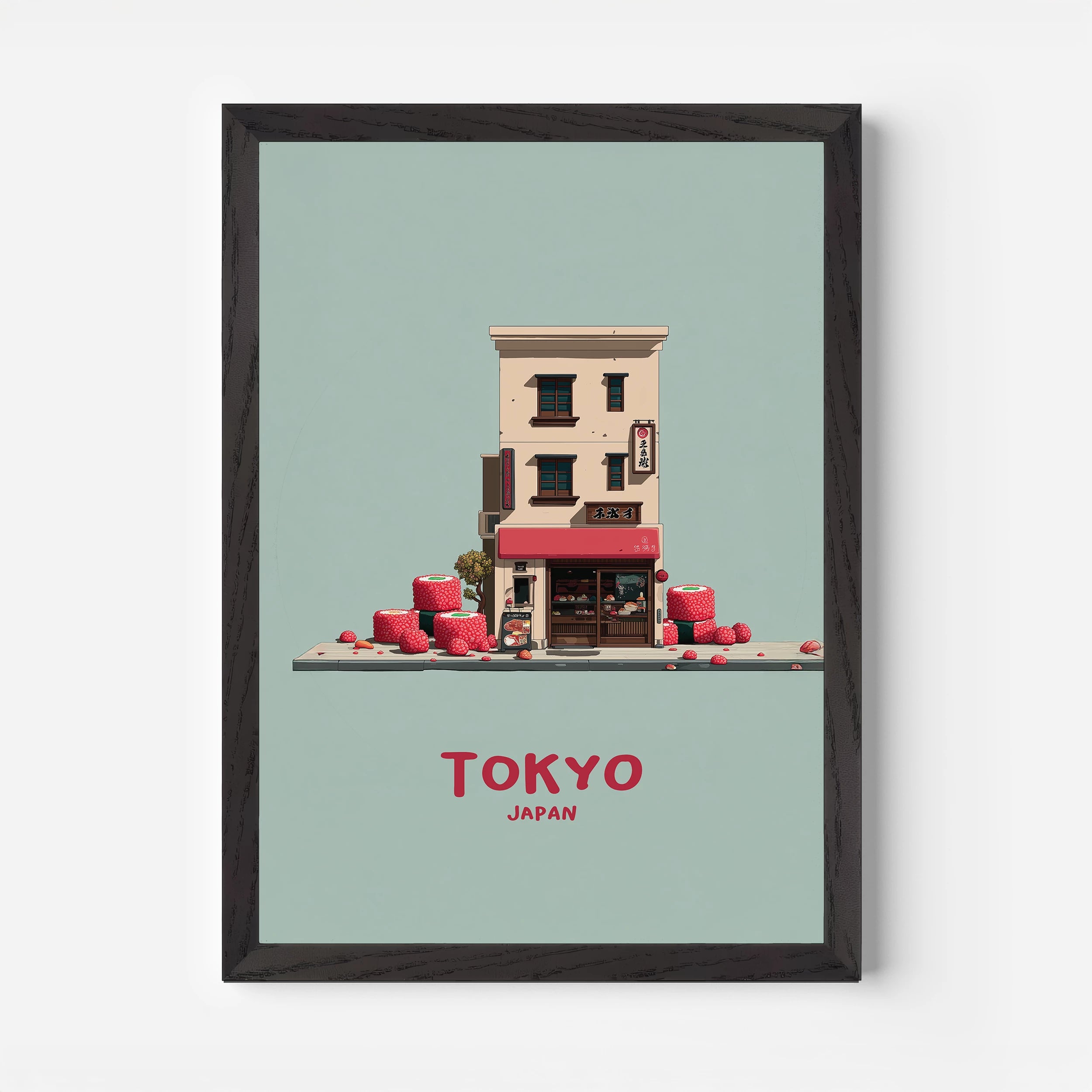Tokyo Japan Asia Travel Poster