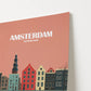 Amsterdam Netherlands Europe Travel Poster