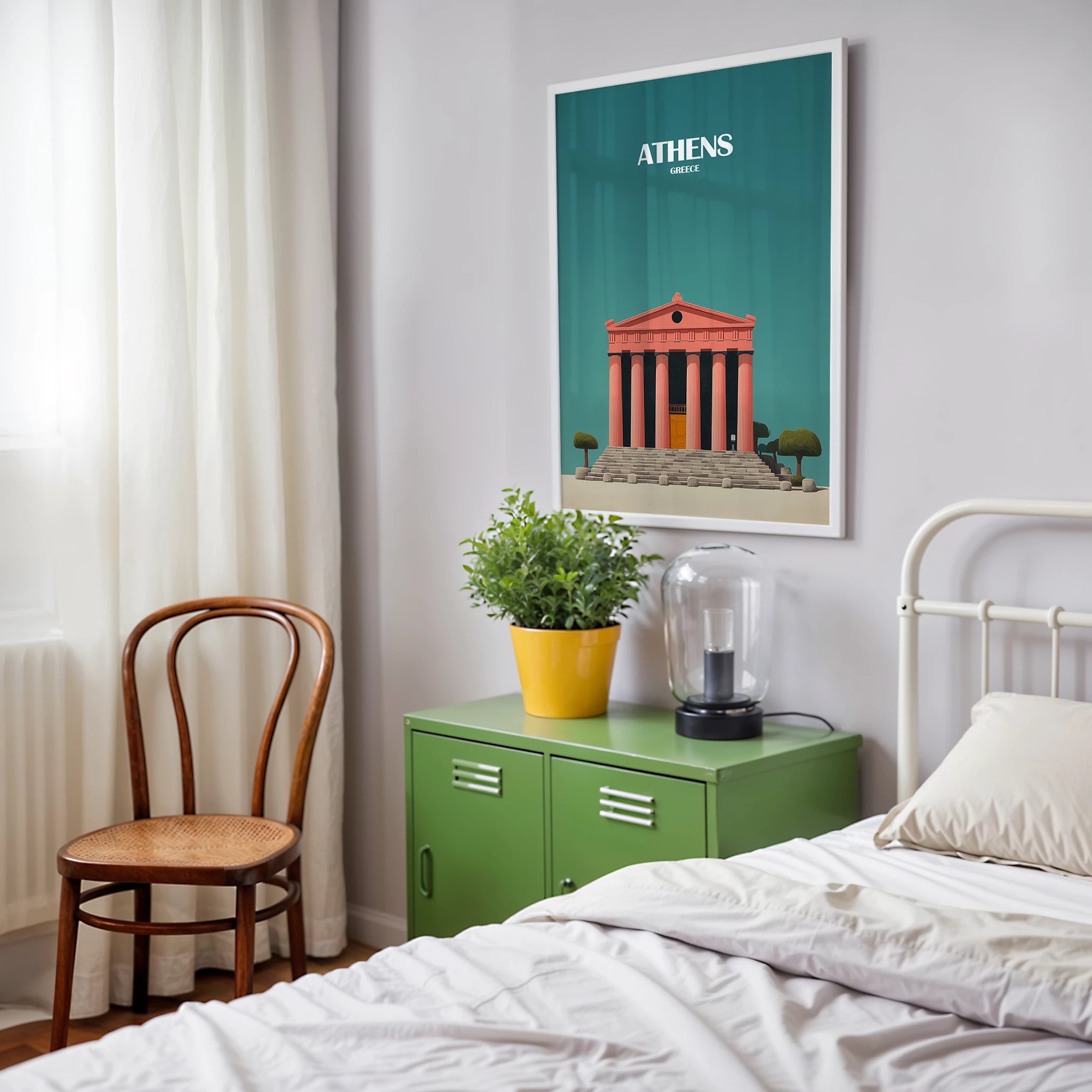Athens Greece Europe Travel Poster