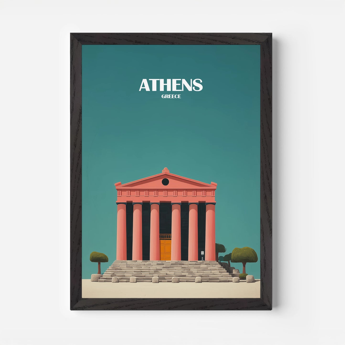 Athens Greece Europe Travel Poster