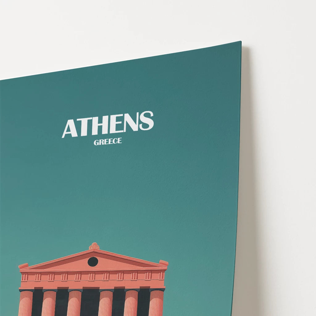 Athens Greece Europe Travel Poster